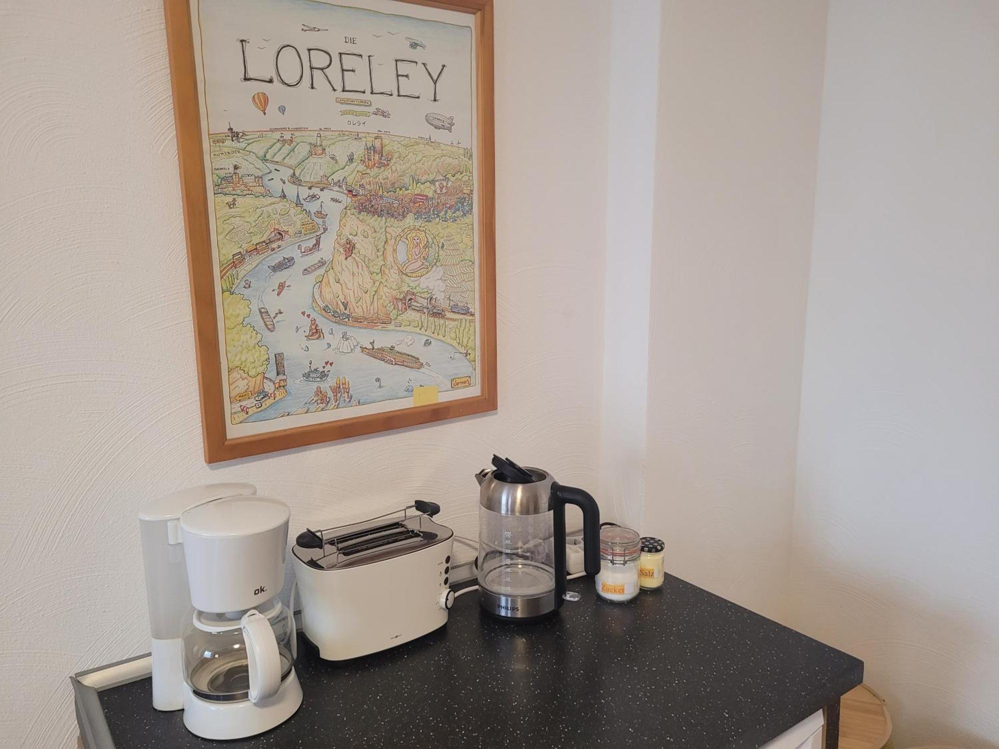 Urlaub Am Rhein, Ferienwohnung Mit Garten 보파르트 외부 사진